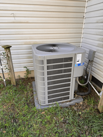 A freshly tuned up Augusta air conditioner.